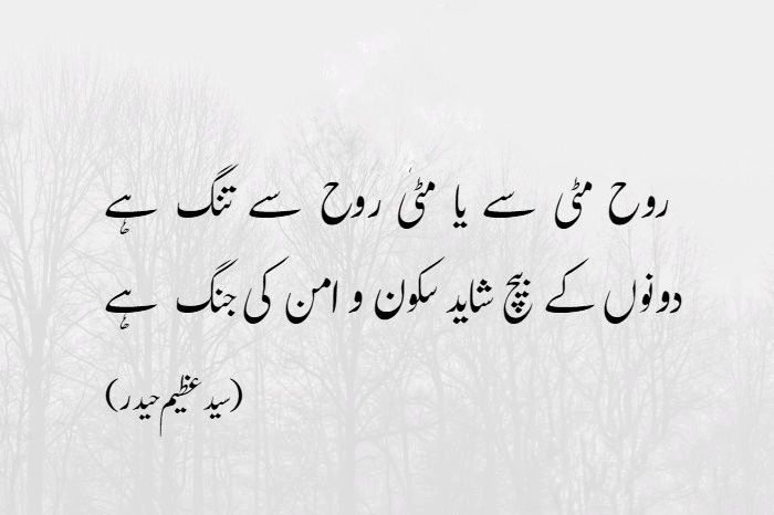 Best Deep Poetry in Urdu