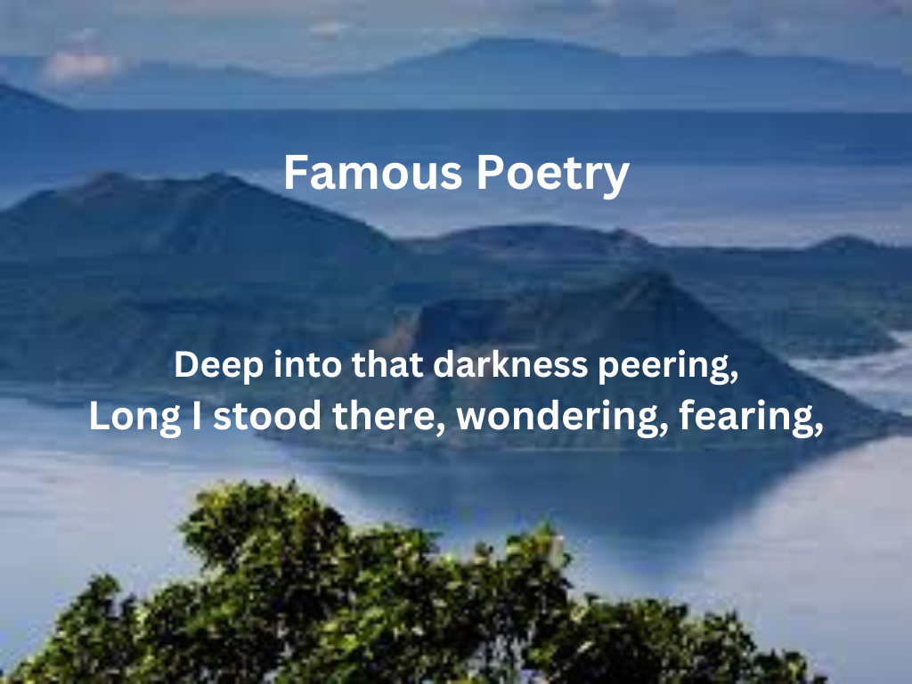 Famous Poetry in English