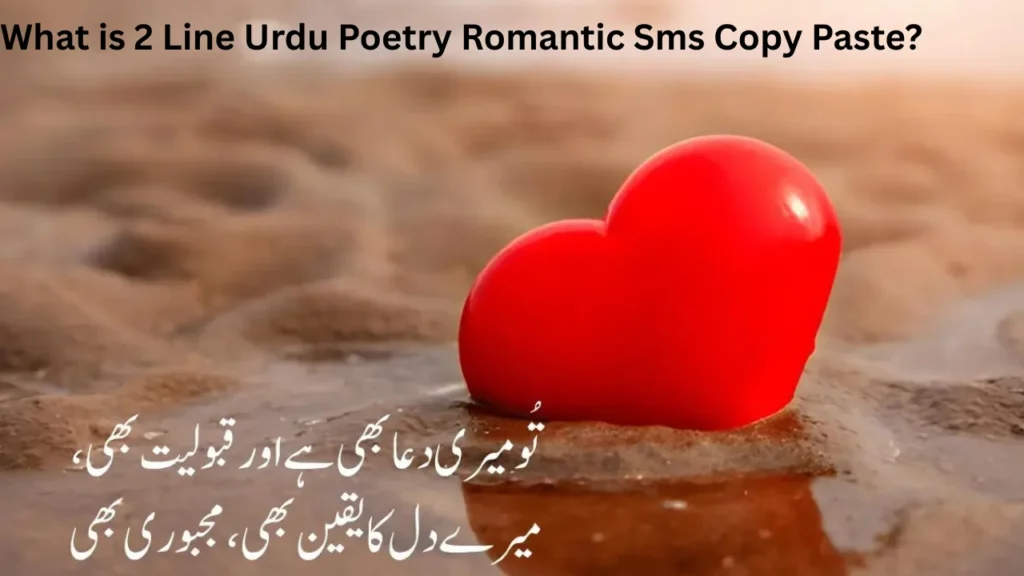 What is 2 Line Urdu Poetry Romantic Sms Copy Paste