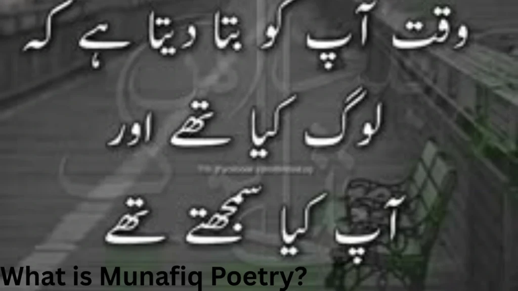 What is Munafiq Poetry?