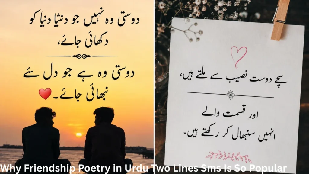 Why Friendship Poetry in Urdu Two Lines Sms Is So Popular