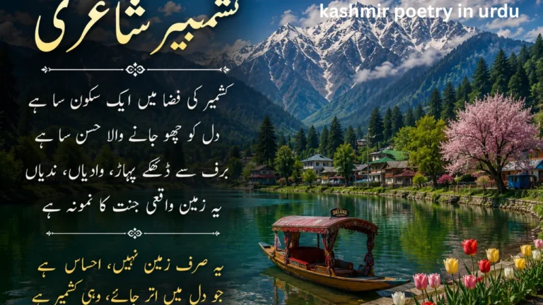 kashmir poetry in urdu