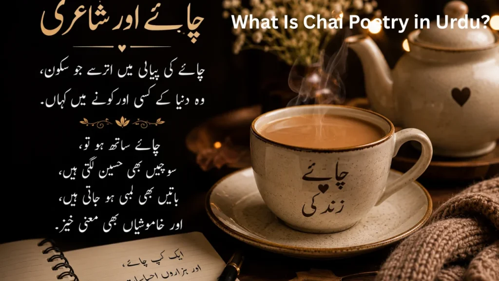 What Is Chai Poetry in Urdu