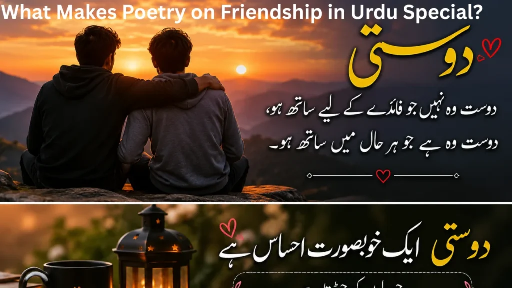 What Makes Poetry on Friendship in Urdu Special