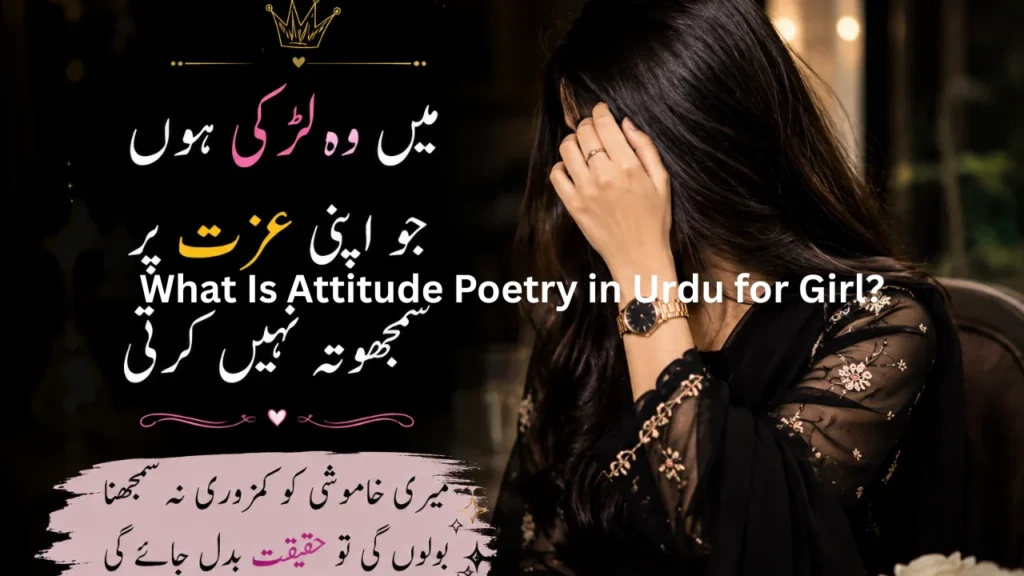 What Is Attitude Poetry in Urdu for Girl?