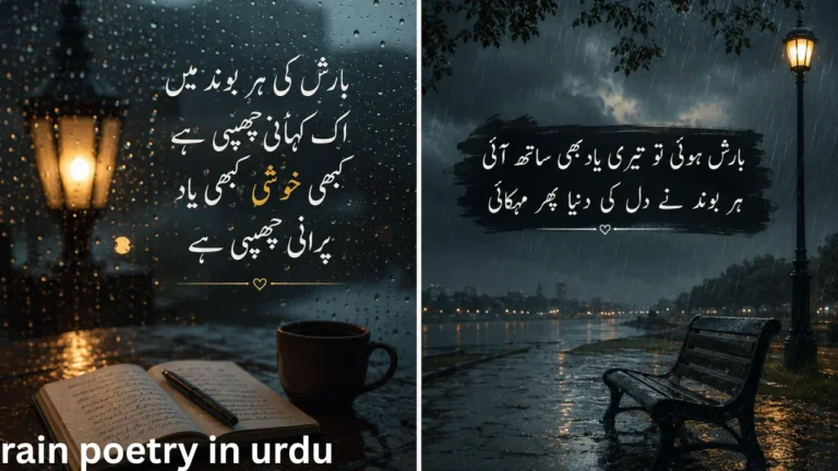 rain poetry in urdu